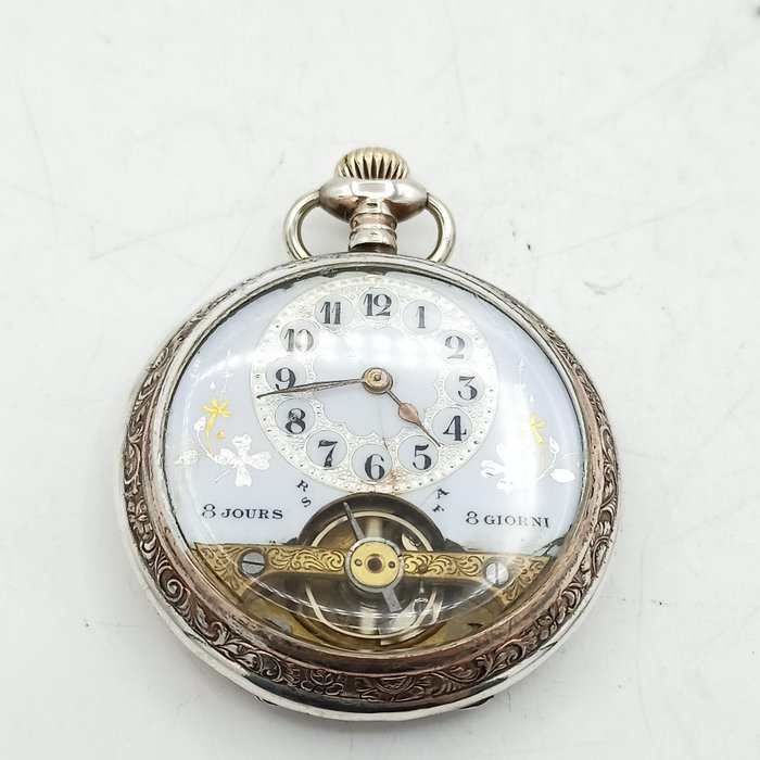 Pocket Watch - 8 Jours - NO RESERVE PRICE - Uomo - 1901-1949
