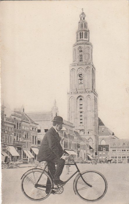 Burgers E.N.R. publicité vélo cartes des provinces des Pays-Bas (Collection de 9) - 1920