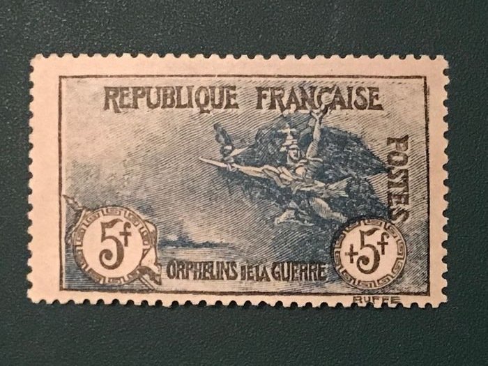 France 1917 - 5 Fr Orphelins de Guerre - Yvert 155