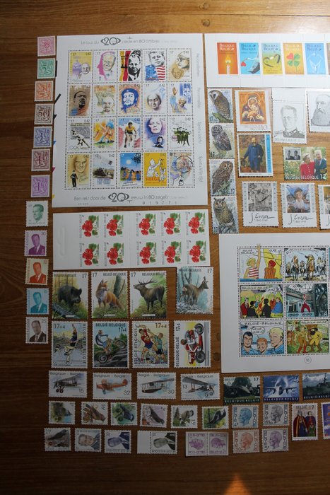Belgien 1869/1999 - Cancelled collection 1869-1996 with extras.