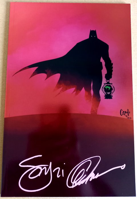 Batman Last Knight on Earth #1 "Mexican Foil Variant Virgin" - Signed by Scott Snyder and Greg Capullo !! SOLD OUT !!! With COA !!