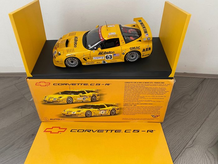 Autoart - 1:18 - Chevrolet Corvette C5-R #63. Winnaar 24H Le Mans GTS 2002