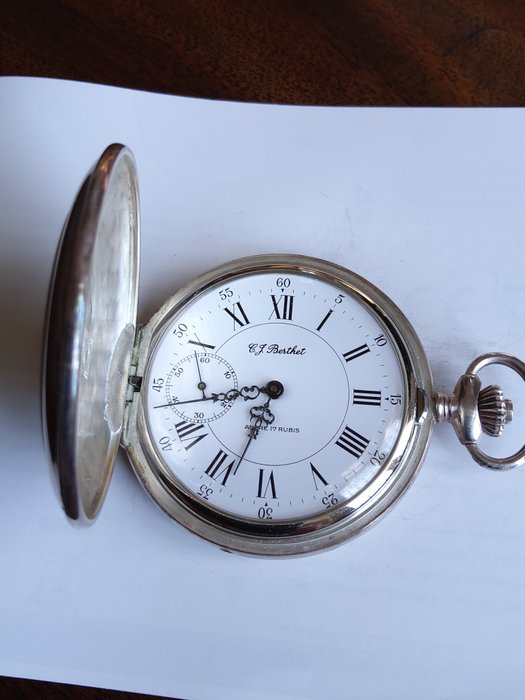 c.f berthet - orologio da taschino NO RESERVE PRICE - Uomo - 1950-1959