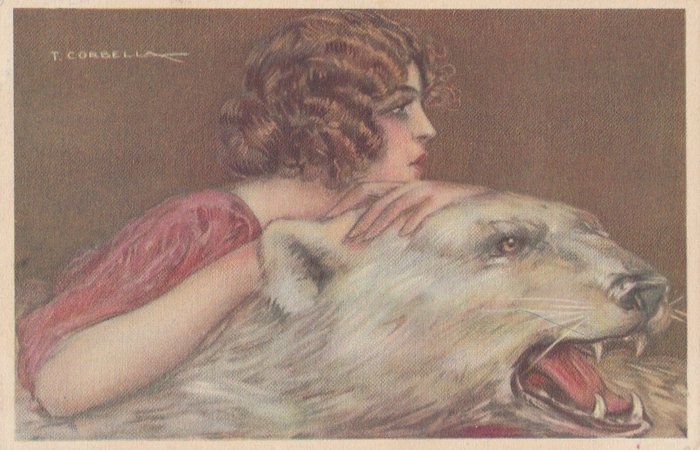 Art Déco : Tito Corbella et Lester Ralph 'Femmes' (Groupe de 18) - 1914