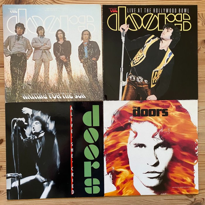 Doors - 4 LPs From The Doors - Diverse Titel - LP's - Verschiedene Pressungen (siehe Beschreibung) - 1969/1991