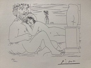Pablo Picasso (1881-1973) - Suite Vollard planche LIII
