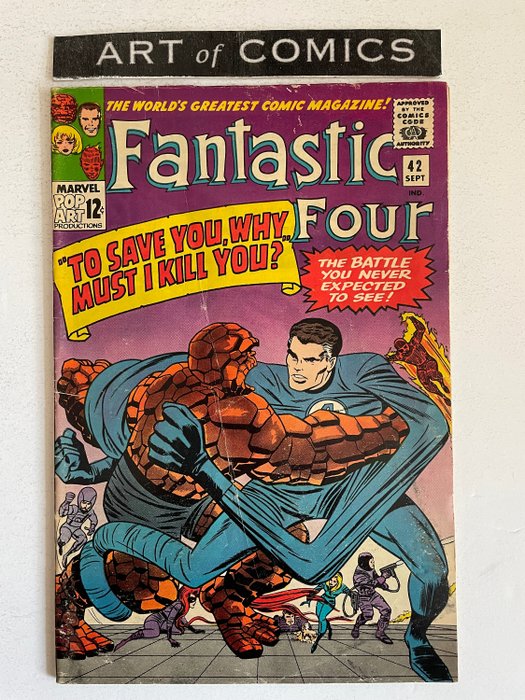 Fantastic Four #42 - Frightful Four Appearance - Mid Grade!!! - Brossura - Prima edizione - (1965)