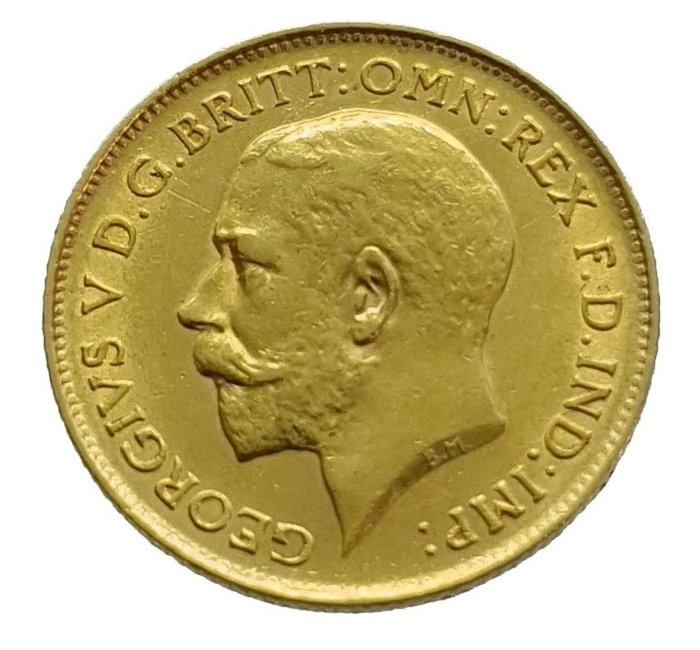 Royaume-Uni. 1/2 Sovereign 1912 George V