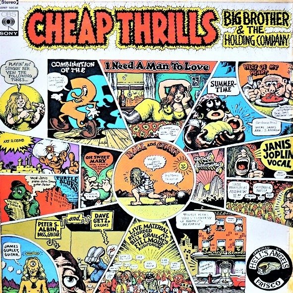 Janis Joplin - Big Brother & The Holding Company–Cheap Thrills /The Great First Red Label Press Release - LP Album - 1st Pressing - 1968/1968