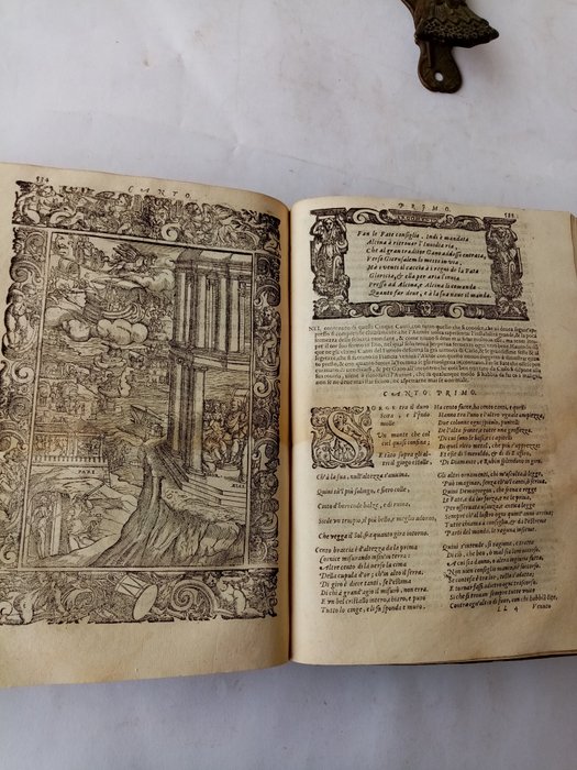 Lodovico Ariosto - Orlando furioso di M. Lodouico Ariosto, tutto ricorretto, & di nuoue figure adornato. Con le annotat - 1558
