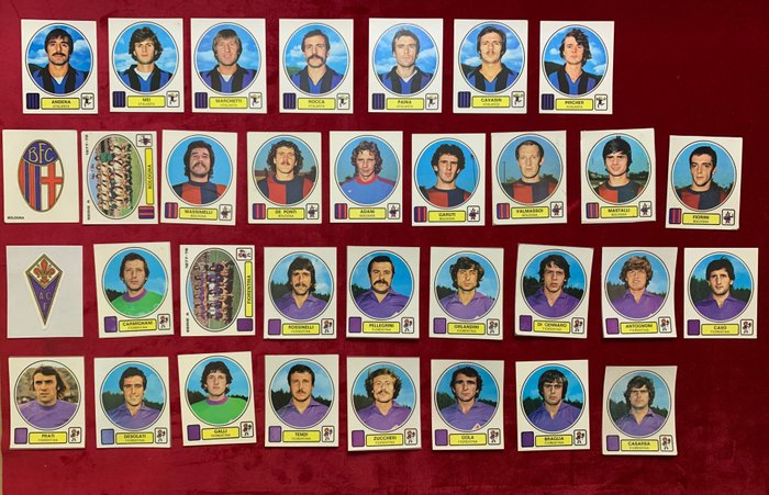 Panini - Calciatori 1977/78 - 342 original loose stickers