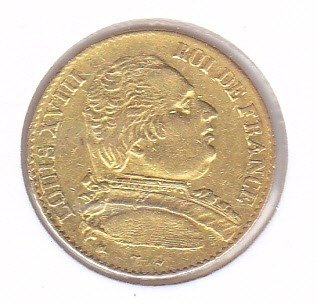 France. 20 Francs 1815 L