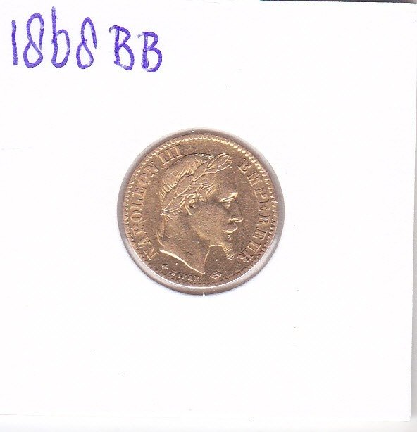 France. 10 Francs 1866 BB