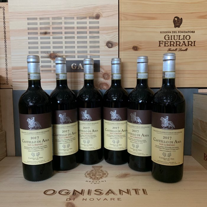 2017 Castello di Ama,  Gran Selezione San Lorenzo - Chianti Classico DOCG - 6 Bottles (0.75L)