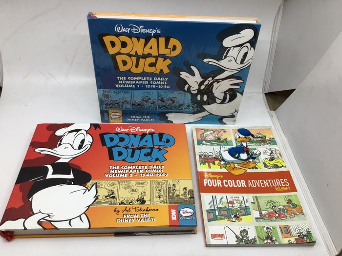 Donald Duck - Donald Ducks Complete Daily Newspaper Comics Vol 1 (still sealed) & 2 + Four Color Adventures - Cartonato - Prima edizione - (2011/2015)