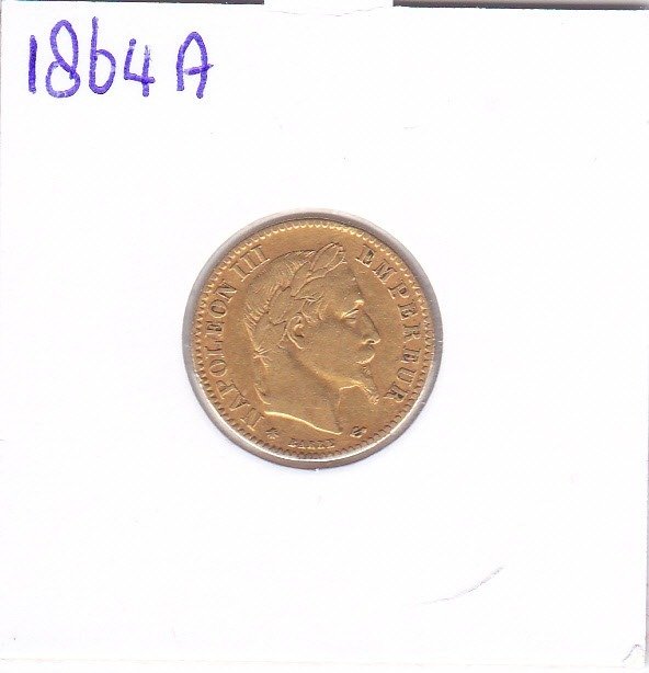 France. 10 Francs 1864 A