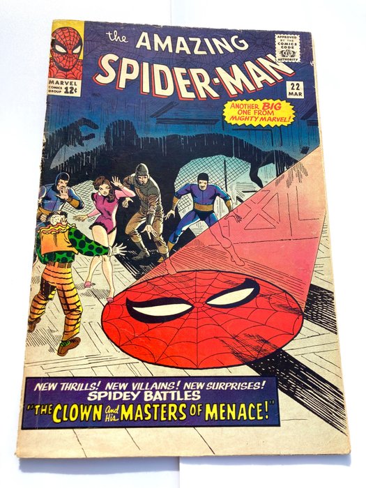 Amazing Spider-Man #22 - 1st Appearance of Princess Python Softcover Erstausgabe - Spillato - Prima edizione - (1965/1965)