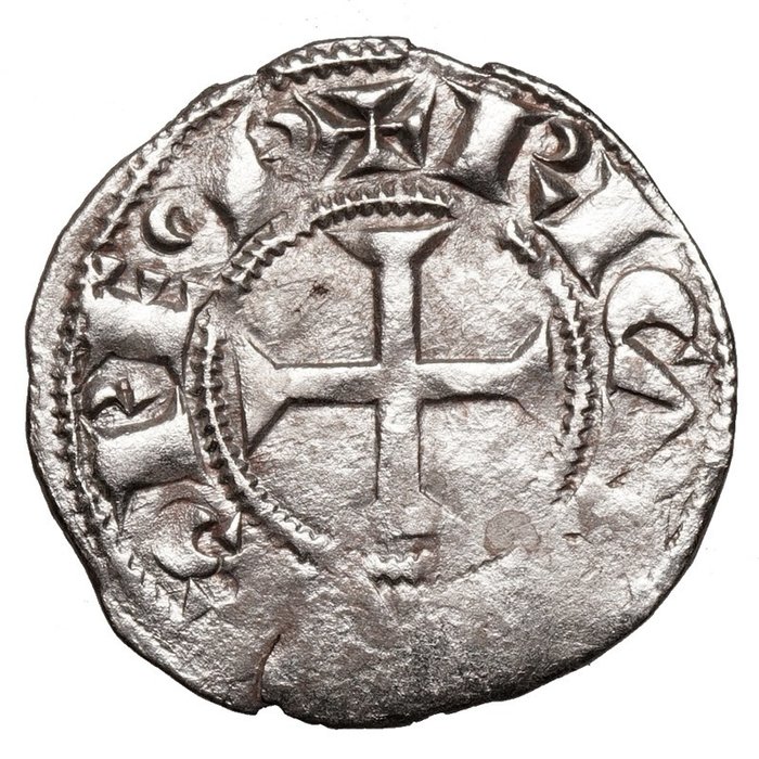Contea di Poitou. Riccardo I Cuor di Leone (1189-1199). Denier Anglo-Gallisch