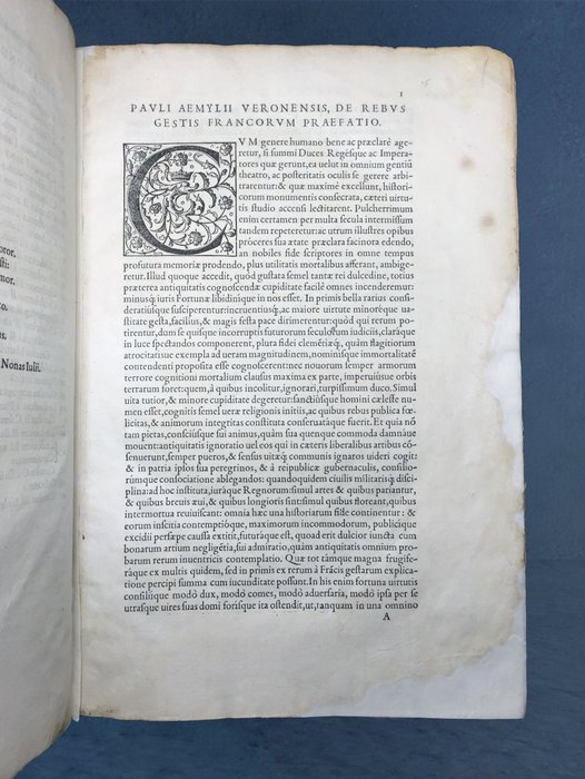 Jean Du Tillet & Paolo Emili - De rebus gestis Francorum, ad christianissimum Galliarum regem Franciscum Valesium - 1544