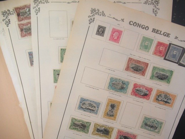 Belgisch-Kongo - Advanced collection of stamps.