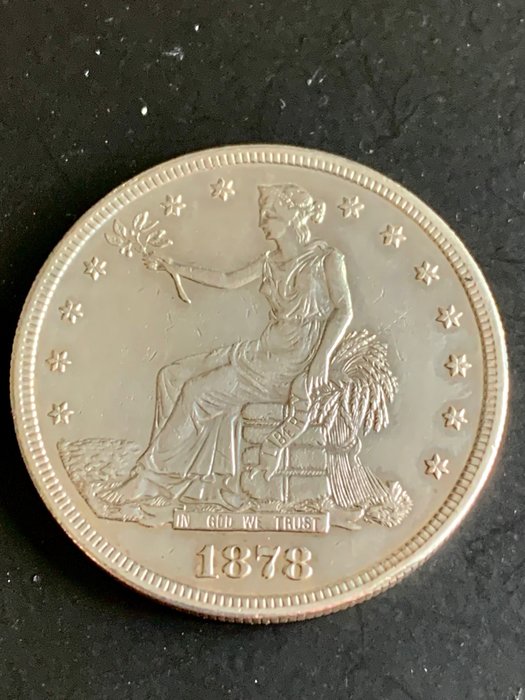 Verenigde Staten. Trade Dollar 1878-S (San Francisco)