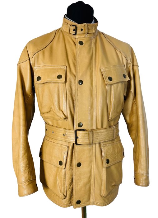 Belstaff - Original Phanter Leather Coat Abrigo, Chaqueta de cuero