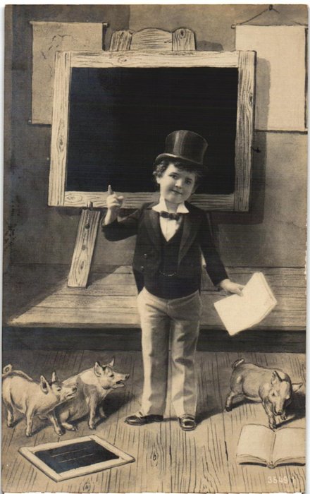 Fantasy, Carte per bambini (foto). - Cartoline (Collezione di 175) - 1902-1930