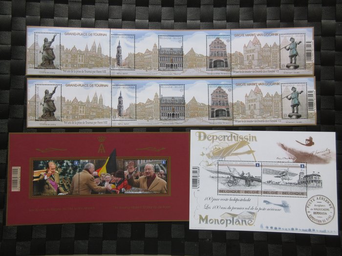 Belgien - Postage valid - Mini sheets and booklets