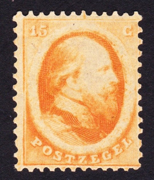 Netherlands 1864 - King Willem III - NVPH 6