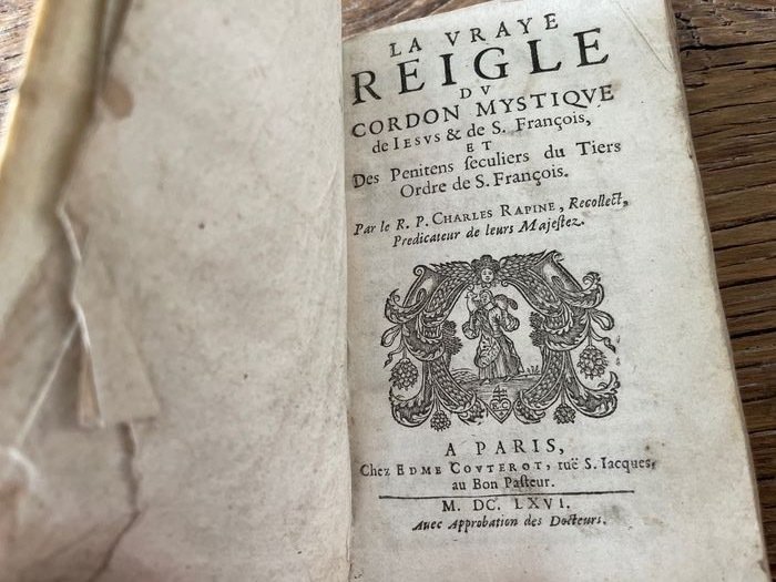 Charles Rapine - La Vraye Règle du Cordon Mystique - 1666