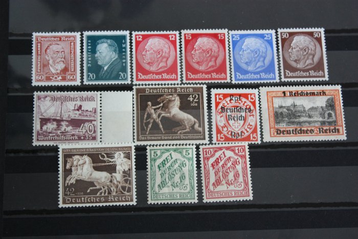 Impero tedesco 1924/1933 - Batch of inspected MNH stamps