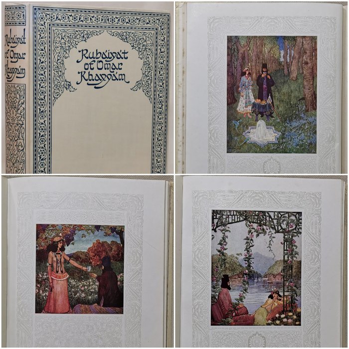 Omar Khayyam / Edward Fitzgerald (Translator) - The Rubáiyát of Omar Khayyám (16 Colour Plates) - 1909