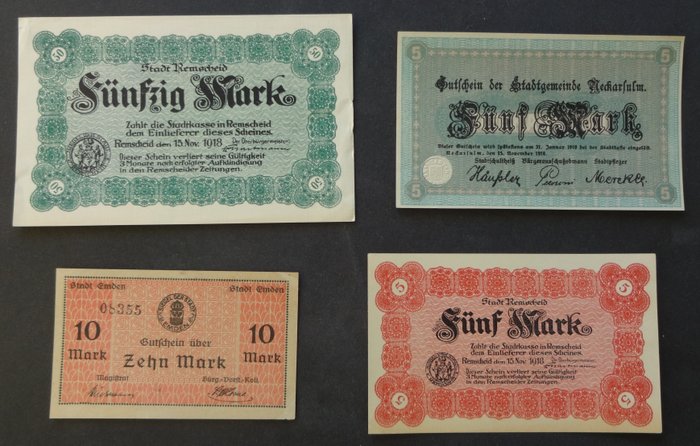 Germania - 44 banknotes - Various dates