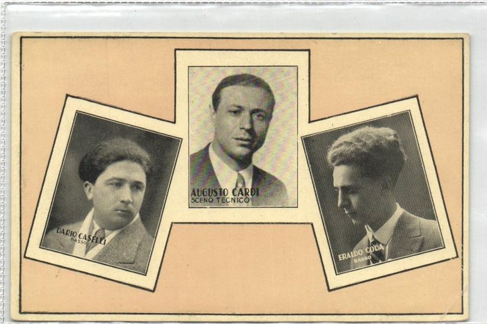 Italiaanse Opera - Serie van NV Italiaanse Opera Den Haag- Bekende sterren uit die tijd - Ansichtkaarten (Collectie van 37) - 1930-1930