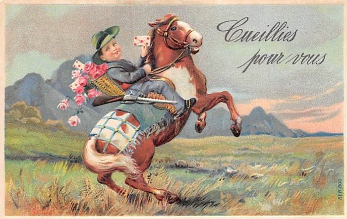 Cartes en relief - Belle série également avec un relief "lourd" - Cartes postales (75) - 1910