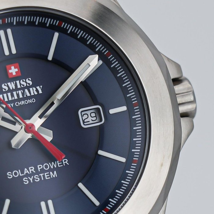 Image 3 of Swiss Military by Chrono - Solar Power - "NO RESERVE PRICE" - SMS34073.05 - Men - 2011-present