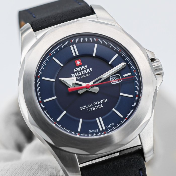 Preview of the first image of Swiss Military by Chrono - Solar Power - "NO RESERVE PRICE" - SMS34073.05 - Men - 2011-present.