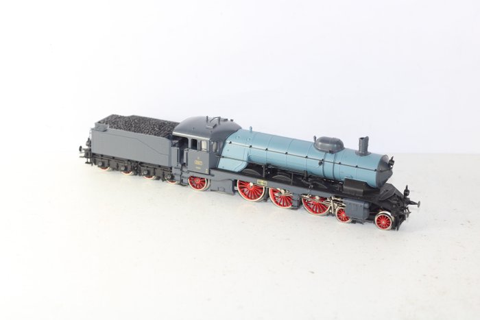 Märklin H0 - 3511 - Dampflokomotive mit Tender - Klasse C, mit 5-Sterne-Motor - K.W.St.E.