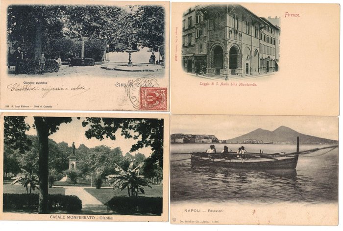 Italië - Stad en Landschap - Ansichtkaarten (Collectie van 150) - 1900-1961