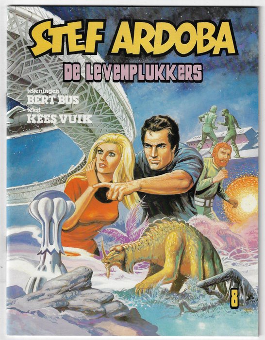 Stef Ardoba 8 - De Levenplukkers - Stapled - First edition (1986)