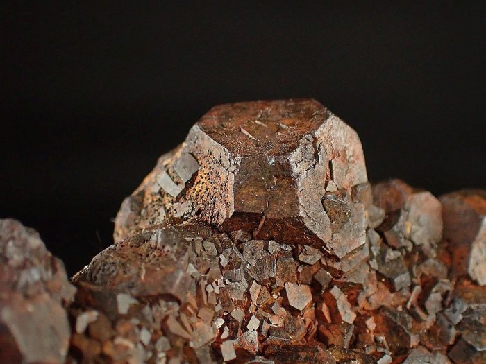 Pseudomorfo di Goethite/Limonite dopo la pirite Gruppo di cristalli - 67×40×23 mm - 91 g