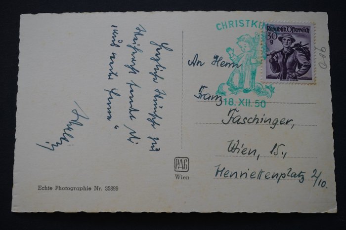 Austria 1950 - Christkindl cancellation 1950