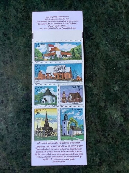Schweden 1980/1997 - 53 different stamp booklets
