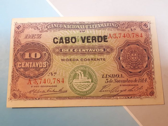 Cape Verde - 10 Centavos 1914 - Pick 20