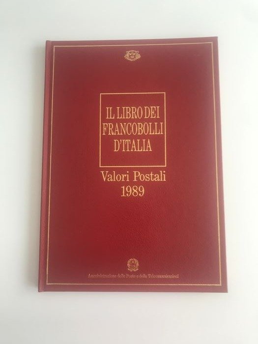 Italian Republic 1989/2001 - 4 annual books of the Post Office “Buca delle lettere”