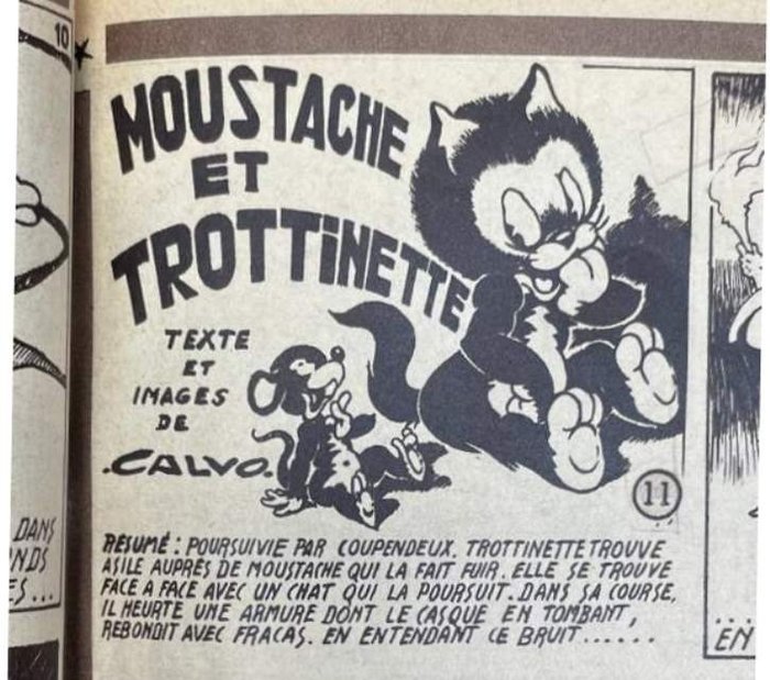 Calvo - Moustache et Trottinette - Reliure amateur (Collection of 278 pages from "Femmes d'Aujourd'hui") - Moustache et Trottinette -  N°385 - N°663 - (1950s)