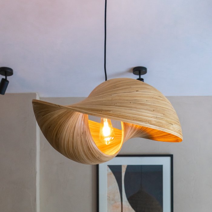 Sooka Interior - Plafondlamp - Bamboe, Brons