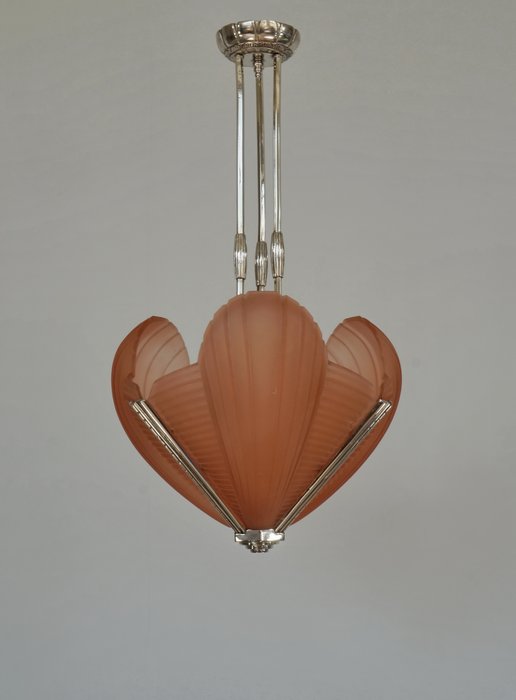 Preview of the first image of Petitot - French art deco chandelier.