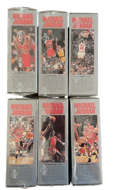 1991 - Upper Deck Michael Jordan Locker Series - Lot of 6 sealed boxes - 504 Cards - Limited Edition NBA - NBA Box