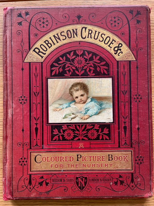 Anon - Robinson Crusoe, The clever cats &c - a picture-book for the nursery - 1880